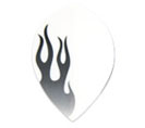 Black fire teardrop