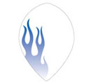 Blue fire teardrop