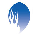 Blue fire teardrop